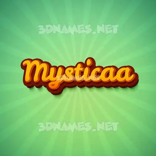 mysticaa in Green Rays style - 3D name wallpaper mysticaa in Green Rays style - 3D name wallpaper