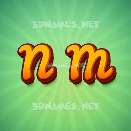n m in Green Rays style - 3D name wallpaper n m in Green Rays style - 3D name wallpaper