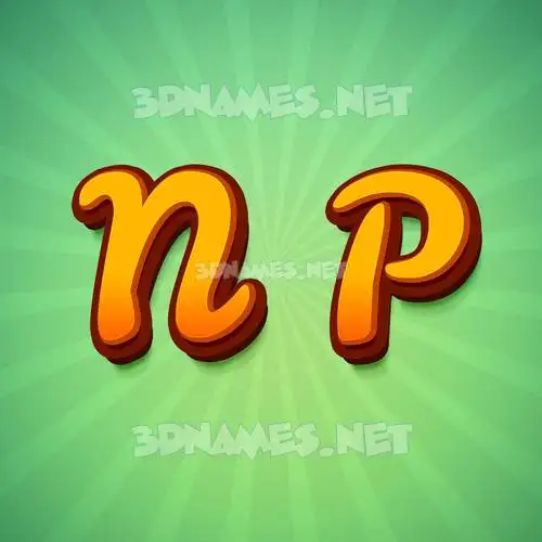 n p in Green Rays style - 3D name wallpaper n p in Green Rays style - 3D name wallpaper