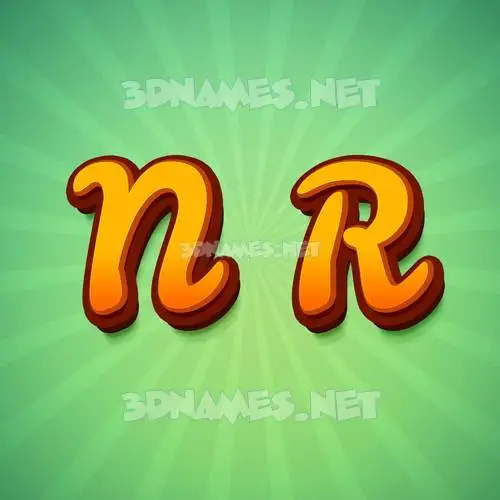 n r in Green Rays style - 3D name wallpaper n r in Green Rays style - 3D name wallpaper