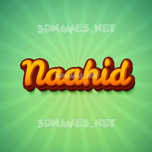 naahid in Green Rays style - 3D name wallpaper naahid in Green Rays style - 3D name wallpaper