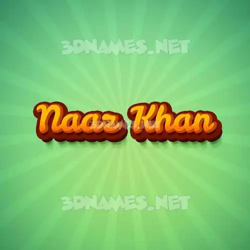naaz khan in Green Rays style - 3D name wallpaper naaz khan in Green Rays style - 3D name wallpaper