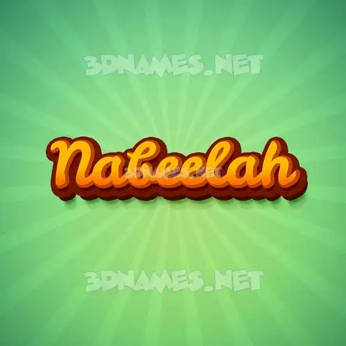 nabeelah in Green Rays style - 3D name wallpaper nabeelah in Green Rays style - 3D name wallpaper