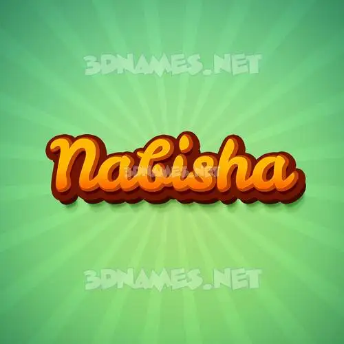 nabisha in Green Rays style - 3D name wallpaper nabisha in Green Rays style - 3D name wallpaper