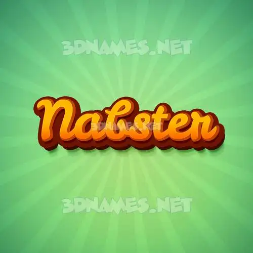 nabster in Green Rays style - 3D name wallpaper nabster in Green Rays style - 3D name wallpaper