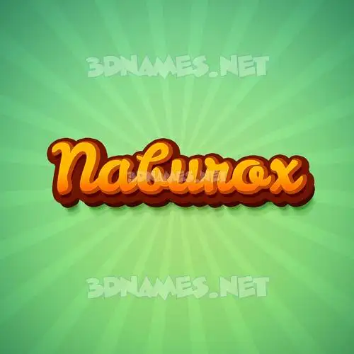 naburox in Green Rays style - 3D name wallpaper naburox in Green Rays style - 3D name wallpaper