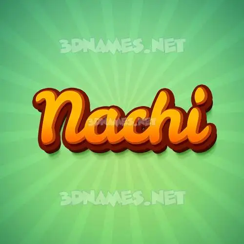 nachi in Green Rays style - 3D name wallpaper nachi in Green Rays style - 3D name wallpaper