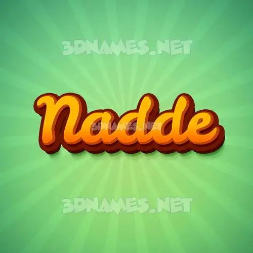 nadde in Green Rays style - 3D name wallpaper nadde in Green Rays style - 3D name wallpaper