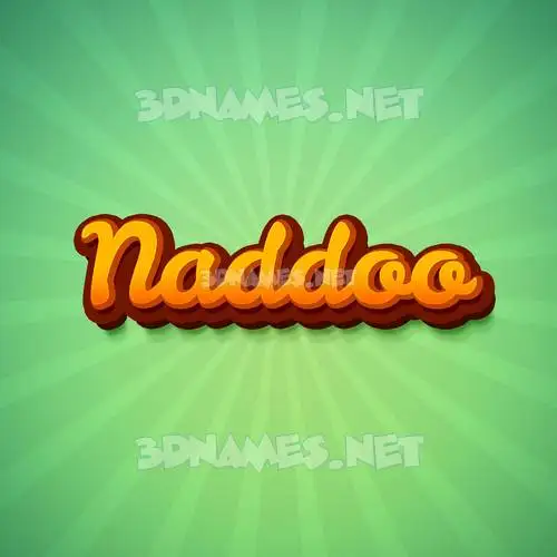 naddoo in Green Rays style - 3D name wallpaper naddoo in Green Rays style - 3D name wallpaper
