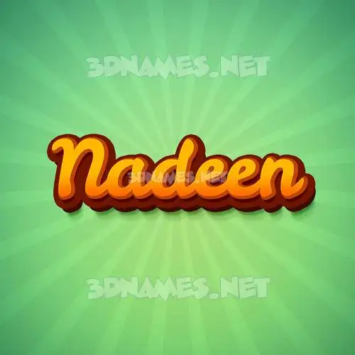 nadeen in Green Rays style - 3D name wallpaper nadeen in Green Rays style - 3D name wallpaper