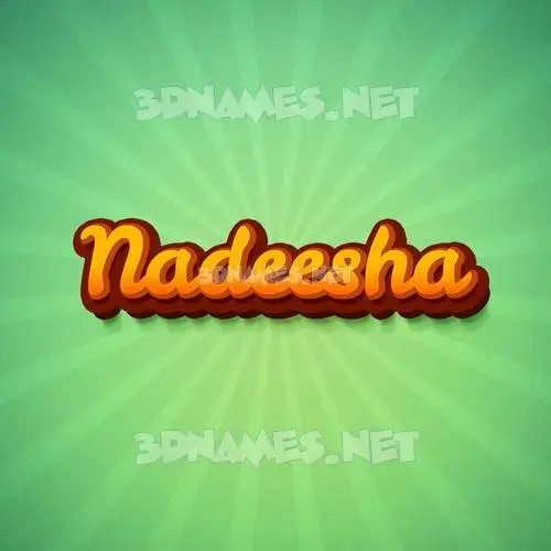 nadeesha in Green Rays style - 3D name wallpaper nadeesha in Green Rays style - 3D name wallpaper