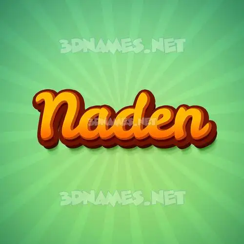 naden in Green Rays style - 3D name wallpaper naden in Green Rays style - 3D name wallpaper