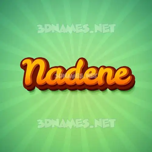 nadene in Green Rays style - 3D name wallpaper nadene in Green Rays style - 3D name wallpaper
