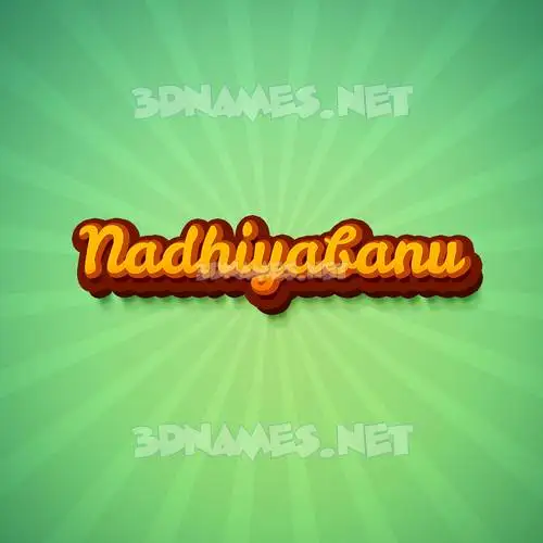 nadhiyabanu in Green Rays style - 3D name wallpaper nadhiyabanu in Green Rays style - 3D name wallpaper