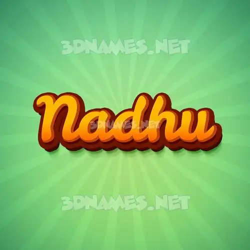 nadhu in Green Rays style - 3D name wallpaper nadhu in Green Rays style - 3D name wallpaper