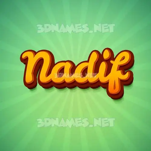 nadif in Green Rays style - 3D name wallpaper nadif in Green Rays style - 3D name wallpaper