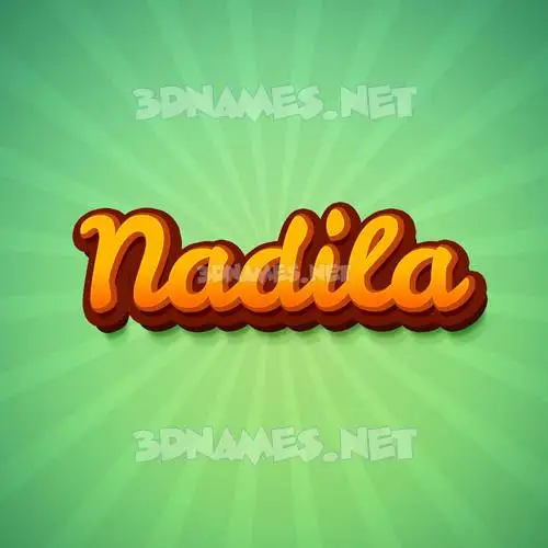 nadila in Green Rays style - 3D name wallpaper nadila in Green Rays style - 3D name wallpaper