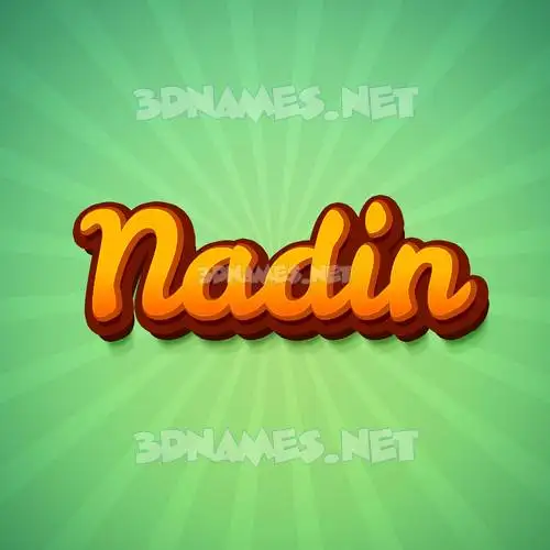 nadin in Green Rays style - 3D name wallpaper nadin in Green Rays style - 3D name wallpaper