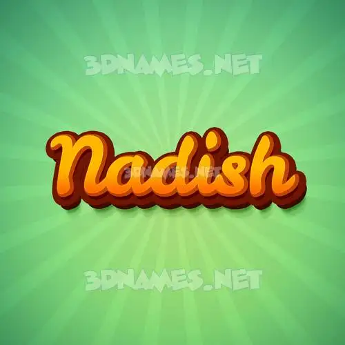 nadish in Green Rays style - 3D name wallpaper nadish in Green Rays style - 3D name wallpaper
