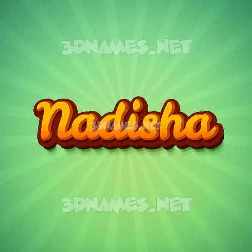 nadisha in Green Rays style - 3D name wallpaper nadisha in Green Rays style - 3D name wallpaper