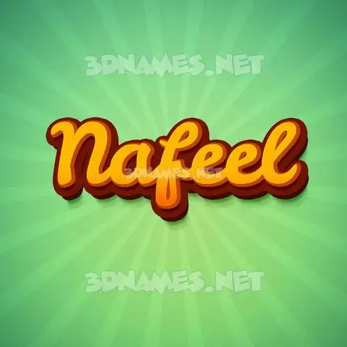 nafeel in Green Rays style - 3D name wallpaper nafeel in Green Rays style - 3D name wallpaper