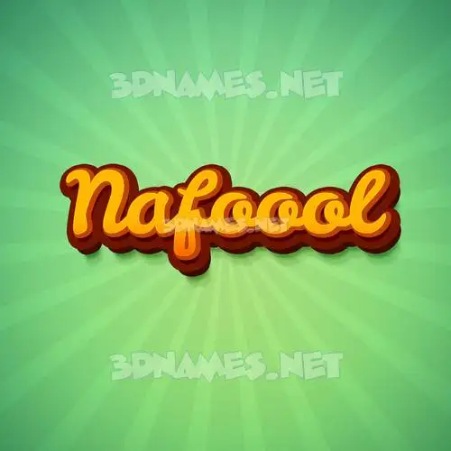 nafoool in Green Rays style - 3D name wallpaper nafoool in Green Rays style - 3D name wallpaper