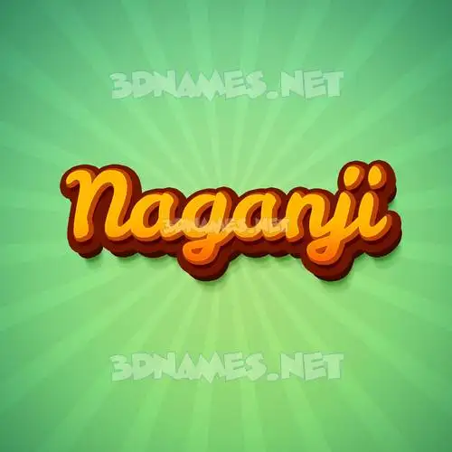 naganji in Green Rays style - 3D name wallpaper naganji in Green Rays style - 3D name wallpaper