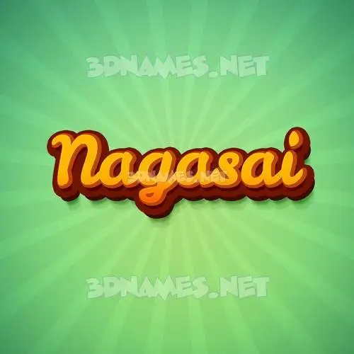 nagasai in Green Rays style - 3D name wallpaper nagasai in Green Rays style - 3D name wallpaper