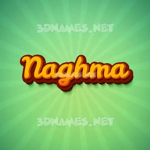 naghma in Green Rays style - 3D name wallpaper naghma in Green Rays style - 3D name wallpaper