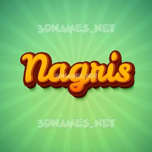nagris in Green Rays style - 3D name wallpaper nagris in Green Rays style - 3D name wallpaper