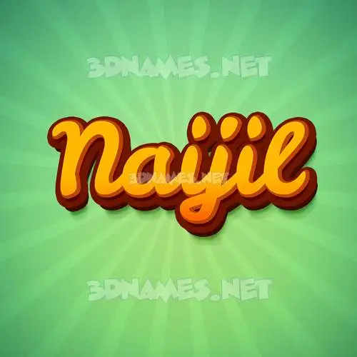 naijil in Green Rays style - 3D name wallpaper naijil in Green Rays style - 3D name wallpaper