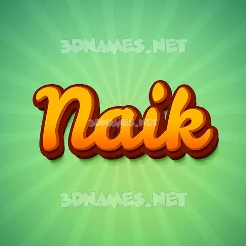 naik in Green Rays style - 3D name wallpaper naik in Green Rays style - 3D name wallpaper