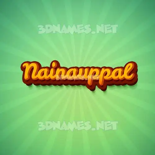 nainauppal in Green Rays style - 3D name wallpaper nainauppal in Green Rays style - 3D name wallpaper