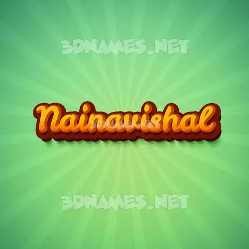 nainavishal in Green Rays style - 3D name wallpaper nainavishal in Green Rays style - 3D name wallpaper