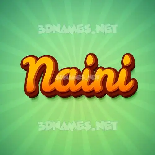naini in Green Rays style - 3D name wallpaper naini in Green Rays style - 3D name wallpaper
