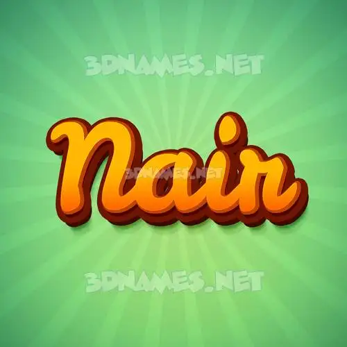 nair in Green Rays style - 3D name wallpaper nair in Green Rays style - 3D name wallpaper