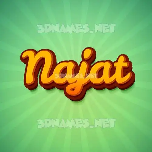najat in Green Rays style - 3D name wallpaper najat in Green Rays style - 3D name wallpaper