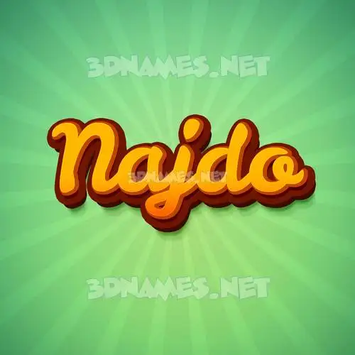 najdo in Green Rays style - 3D name wallpaper najdo in Green Rays style - 3D name wallpaper