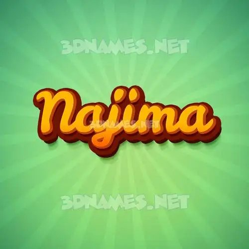 najima in Green Rays style - 3D name wallpaper najima in Green Rays style - 3D name wallpaper