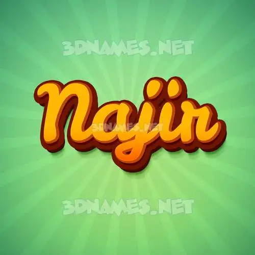najir in Green Rays style - 3D name wallpaper najir in Green Rays style - 3D name wallpaper