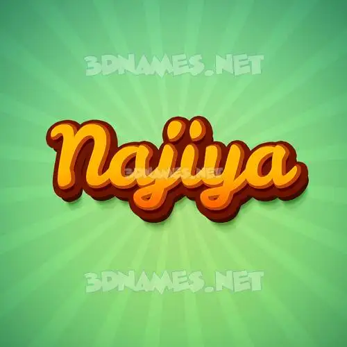 najiya in Green Rays style - 3D name wallpaper najiya in Green Rays style - 3D name wallpaper
