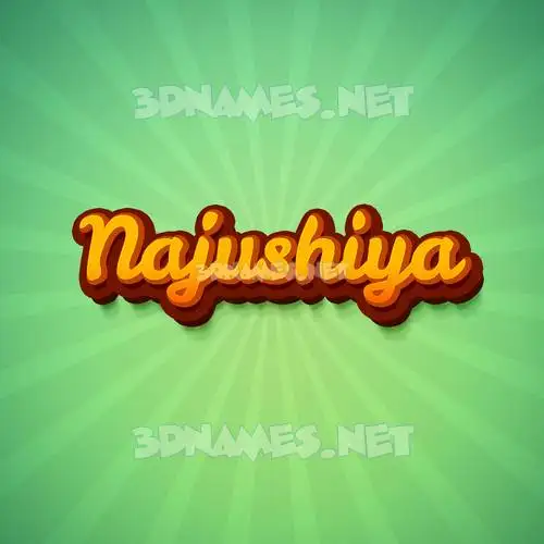 najushiya in Green Rays style - 3D name wallpaper najushiya in Green Rays style - 3D name wallpaper
