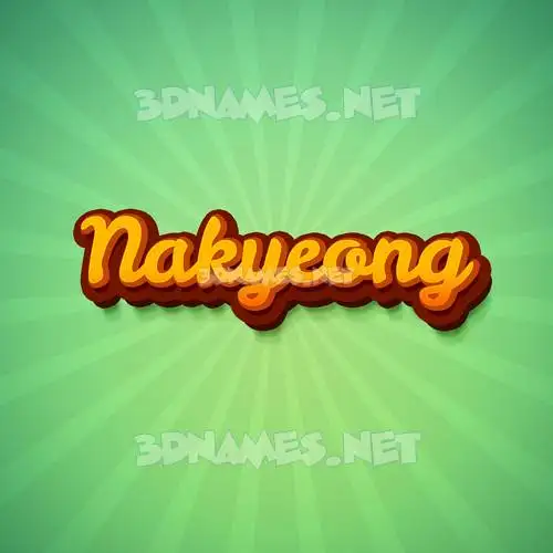 nakyeong in Green Rays style - 3D name wallpaper nakyeong in Green Rays style - 3D name wallpaper