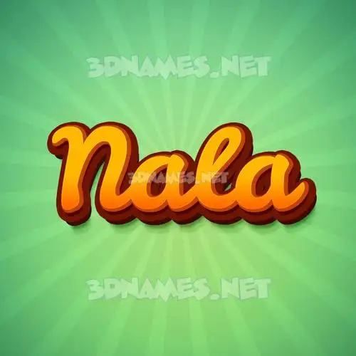 nala in Green Rays style - 3D name wallpaper nala in Green Rays style - 3D name wallpaper