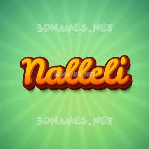 nalleli in Green Rays style - 3D name wallpaper nalleli in Green Rays style - 3D name wallpaper