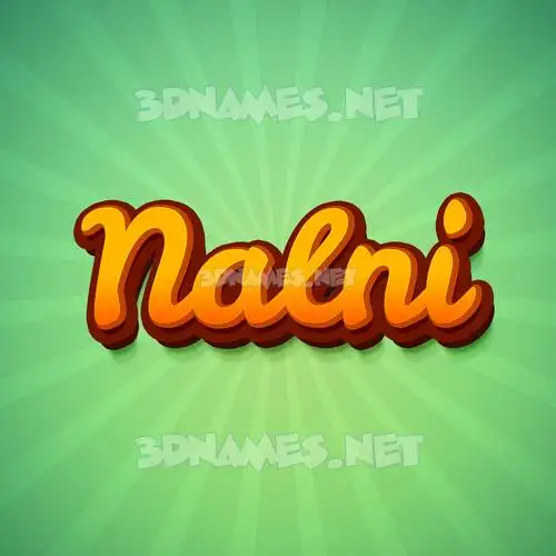 nalni in Green Rays style - 3D name wallpaper nalni in Green Rays style - 3D name wallpaper