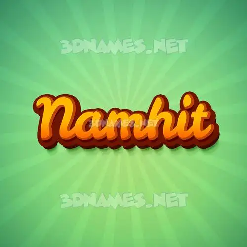 namhit in Green Rays style - 3D name wallpaper namhit in Green Rays style - 3D name wallpaper