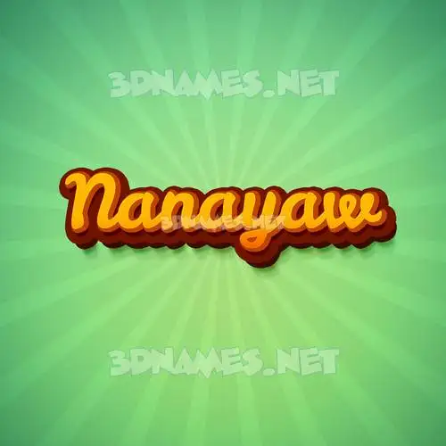 nanayaw in Green Rays style - 3D name wallpaper nanayaw in Green Rays style - 3D name wallpaper