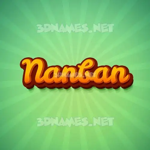 nanban in Green Rays style - 3D name wallpaper nanban in Green Rays style - 3D name wallpaper