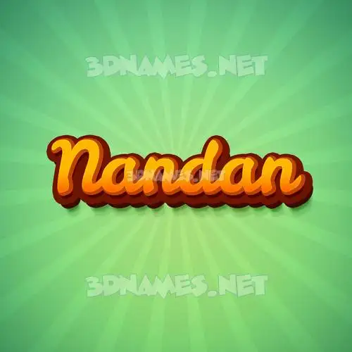 nandan in Green Rays style - 3D name wallpaper nandan in Green Rays style - 3D name wallpaper